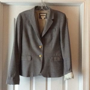 Wool gray schoolboy blazer